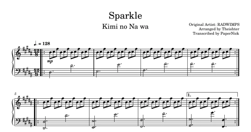 Sparkle (Kimi no Na wa) - RADWIMPS