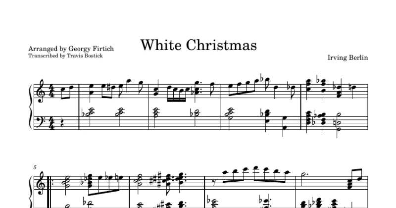 White Christmas - Irving Berlin (Jazz version)