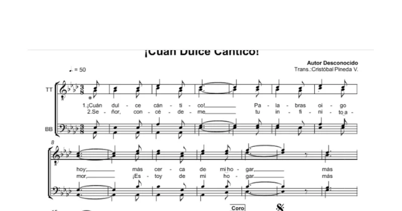 CUAN DULCE CANTICO