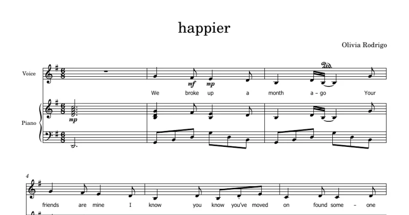 Happier - Olivia Rodrigo