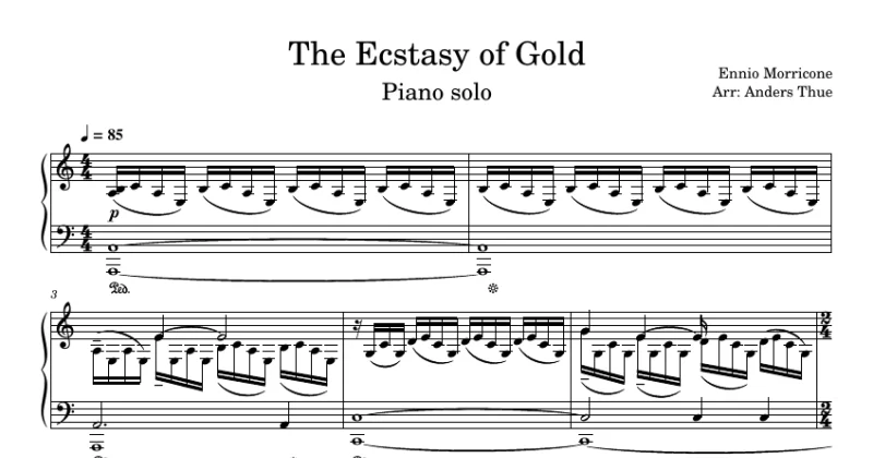 The Ecstasy of Gold - Ennio Morricone