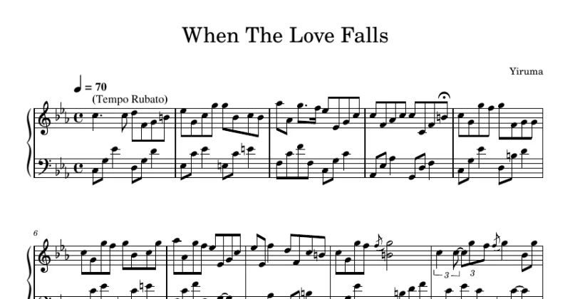 When The Love Falls - Yiruma