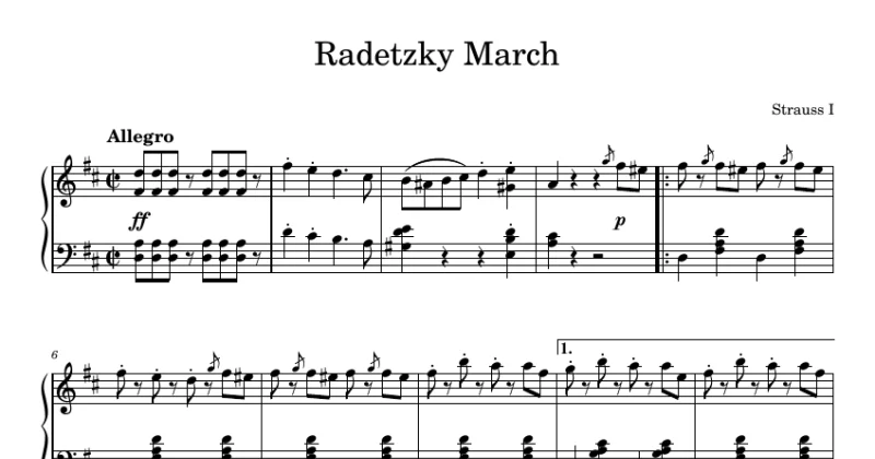 Radetzky March (Op.228) - Strauss