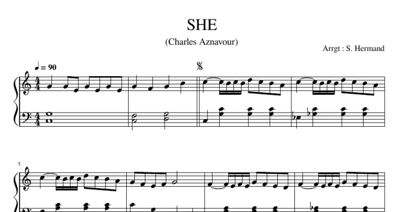 She