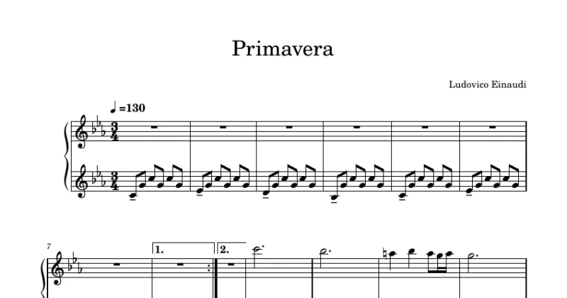 Primavera - Ludovico Einaudi