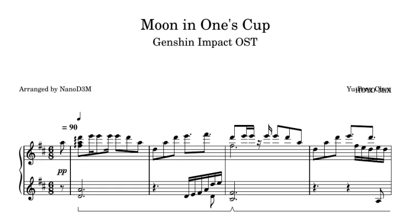 Genshin Impact - Moon in One's Cup