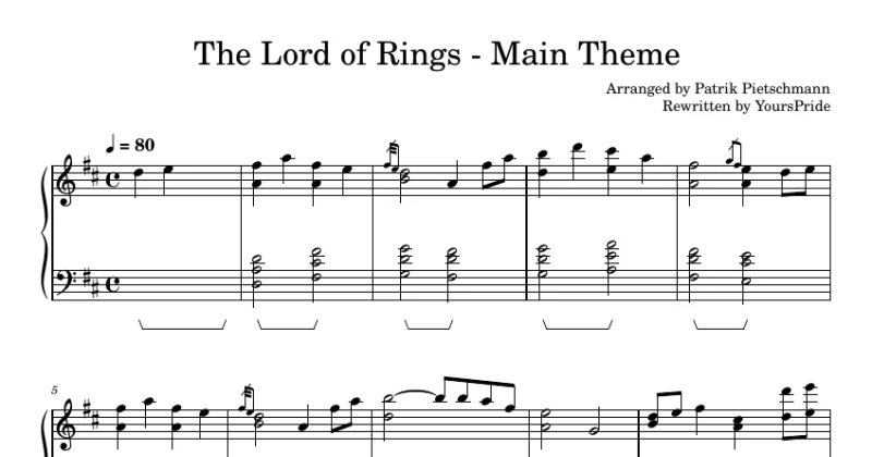The Lord of Rings - Main Theme