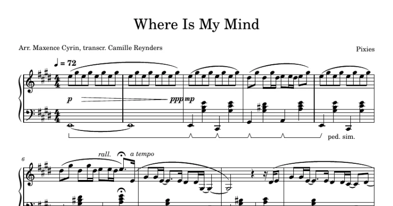 Where Is My Mind - Pixies