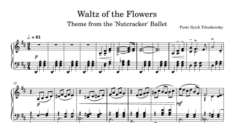 Waltz of the Flowers - Tchaikovsky
