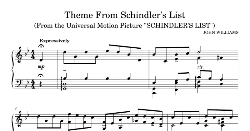 Schindler's List Theme