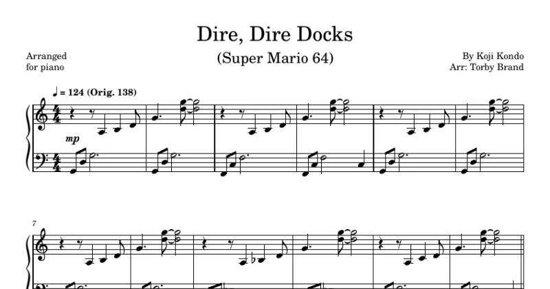 Dire, Dire Docks - Super Mario 64