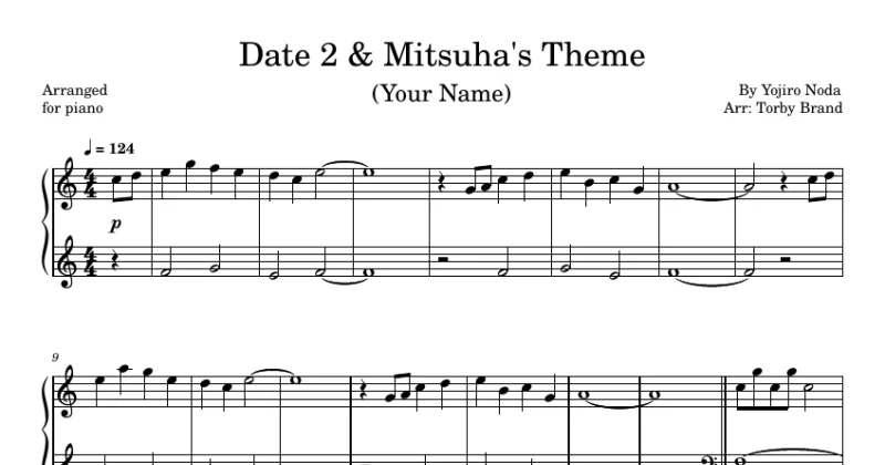 Mitsuha's Theme (Your Name)
