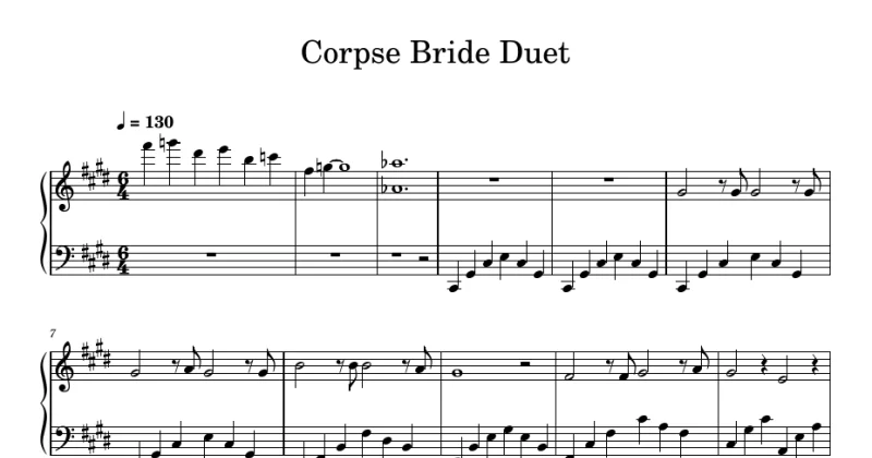 Corpse Bride (Victor's Solo)