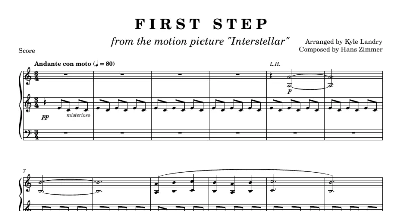 First Step (Interstellar) - Hans Zimmer