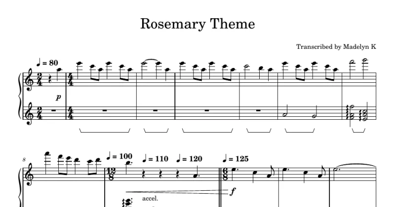 Rosemary's Theme (The Giver)