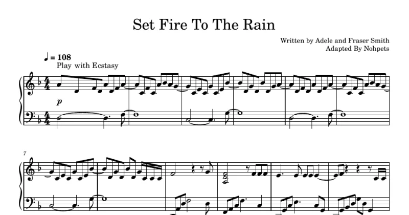 Adele - Set fire to the rain