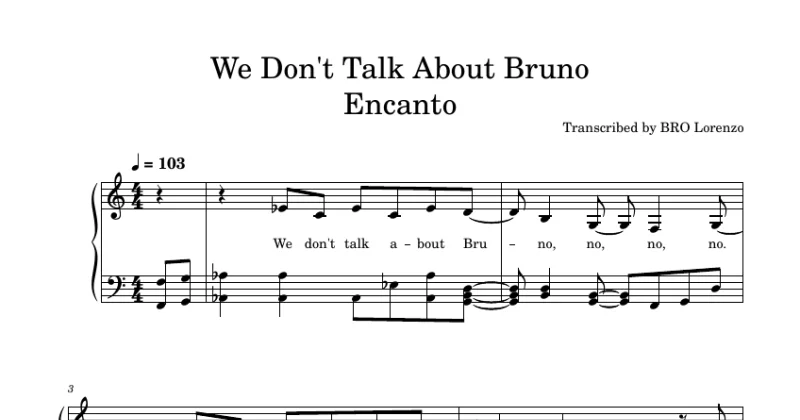 We Don't Talk About Bruno - Lin-Manuel Miranda