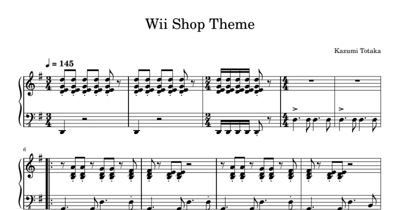 Wii Shop Theme