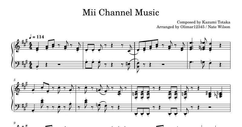 Mii Channel Theme - Nintendo Wii
