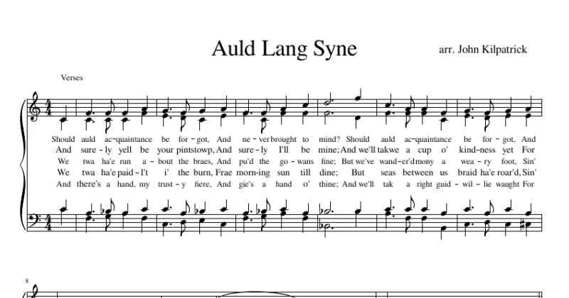Auld Lang Syne