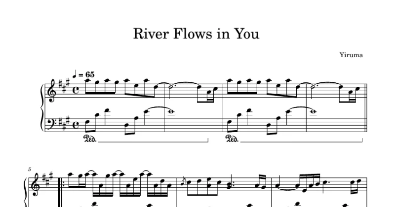 River Flows In You