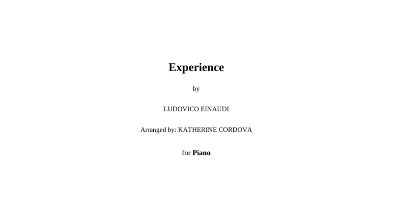 Experience