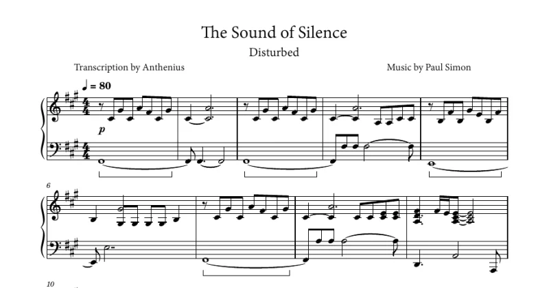 The Sound of Silence - Disturbed