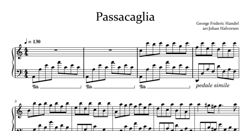 Passacaglia – Handel/Halvorsen