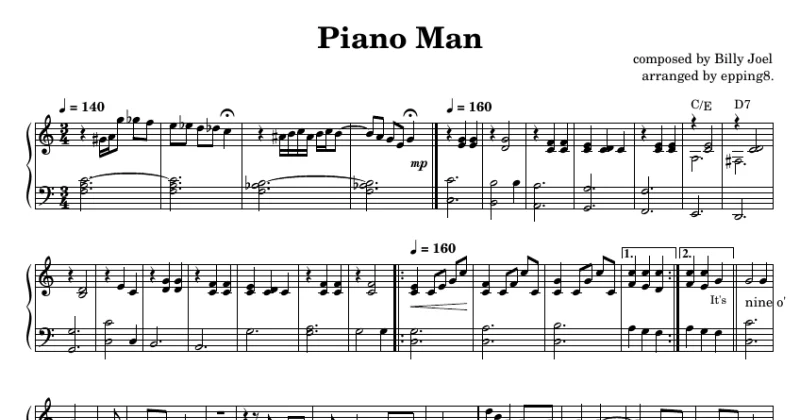 Piano Man - Billy Joel