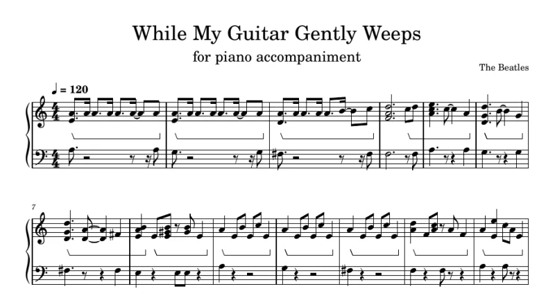 While My Guitar Gently Weeps - The Beatles