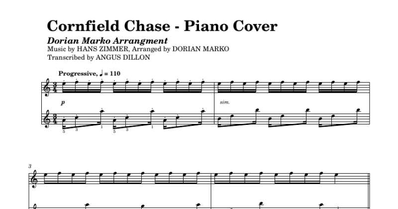 Cornfield Chase (Interstellar) - Hans Zimmer